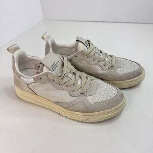 Steve Madden Womens Everlie White/grey Sneakers Worn Twice Size 8 Silver Trim